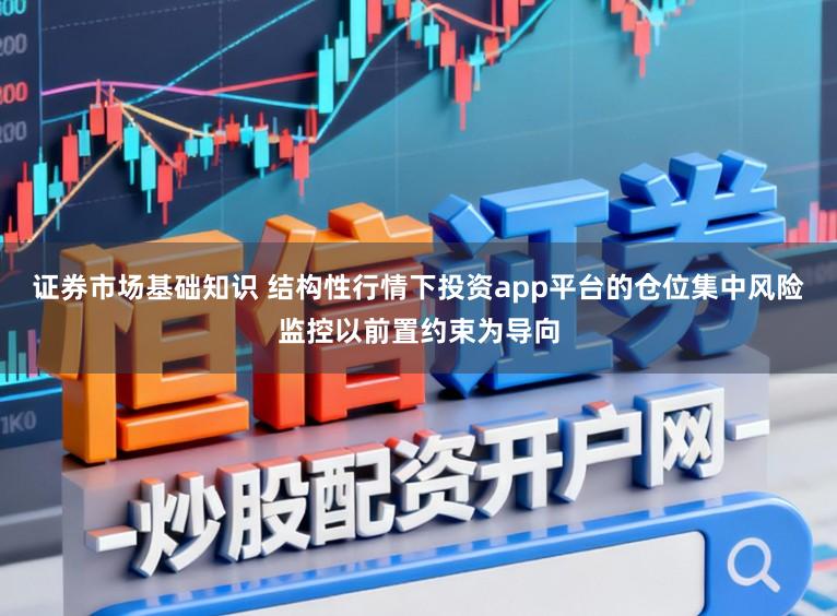 证券市场基础知识 结构性行情下投资app平台的仓位集中风险监控以前置约束为导向