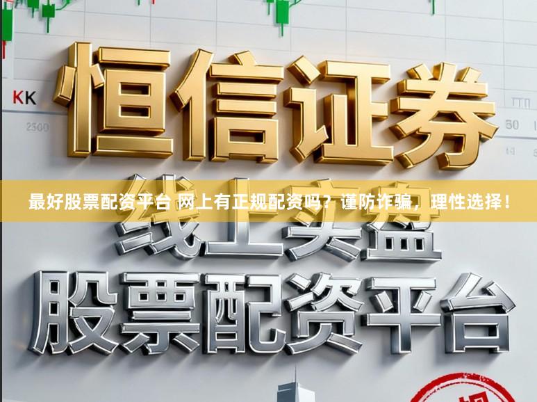 最好股票配资平台 网上有正规配资吗？谨防诈骗，理性选择！