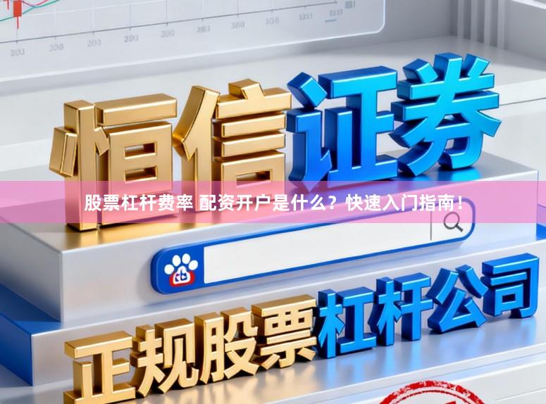 股票杠杆费率 配资开户是什么？快速入门指南！